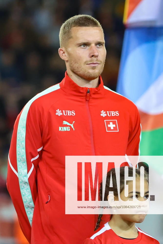 Nico Elvedi (4, Switzerland) during the UEFA Nations League match between Switzerland and North Macedonia at thermoplan arena on October 6, 2026 in Lucerne, Switzerland.