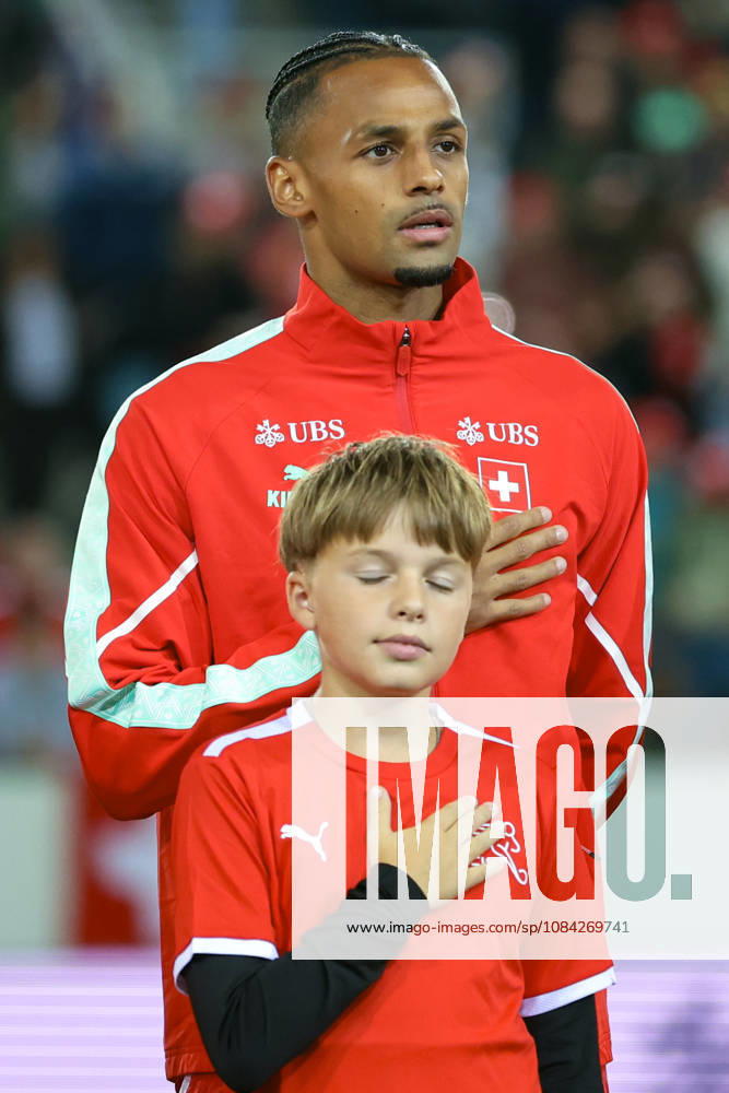 Mohameth Djibril Ibrahima Sow (15, Switzerland) during the UEFA Nations League match between Switzerland and North Macedonia at thermoplan arena on October 6, 2026 in Lucerne, Switzerland.