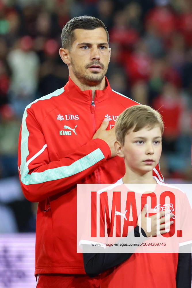 Remo Freuler (8, Switzerland) during the UEFA Nations League match between Switzerland and North Macedonia at thermoplan arena on October 6, 2026 in Lucerne, Switzerland.