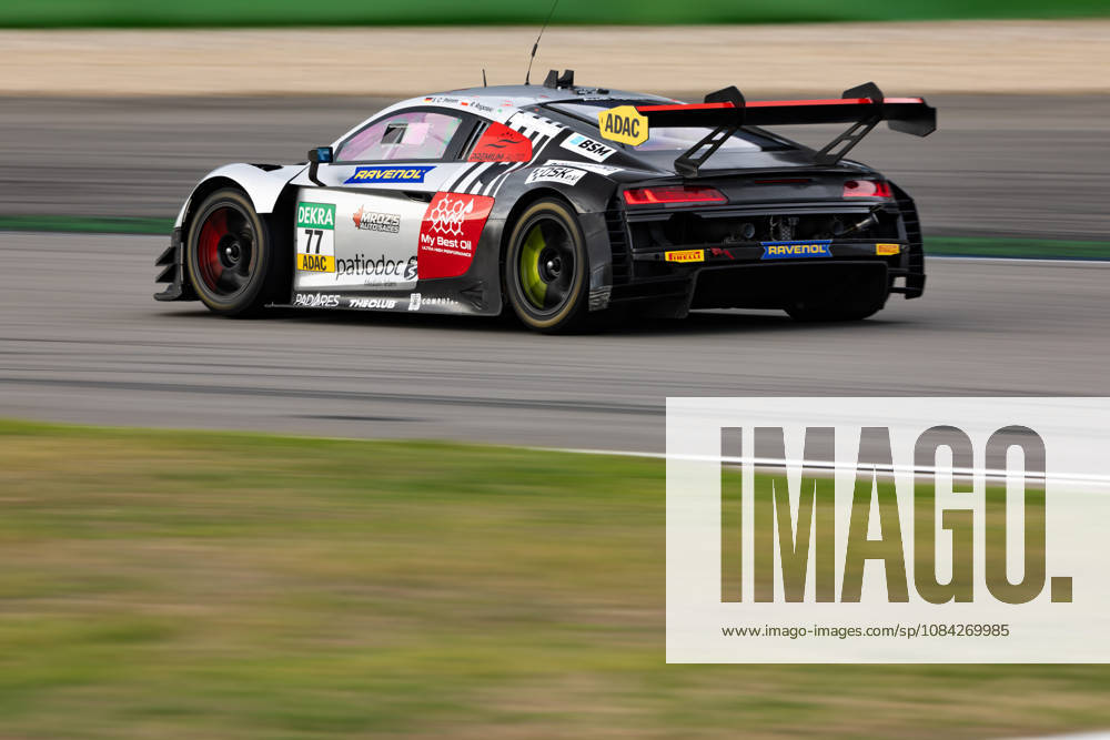 ADAC GT Masters, 11. + 12. Rennen Hockenheim 2026 77 Audi R8 LMS GT3 EVO II, LIQUI MOLY Team Engstler Motorsport: Robin Rogalski, Simon Connor Primm - picture by Gruppe C Photography Hockenheim Hockenheimring Baden-Württemberg Deutschland