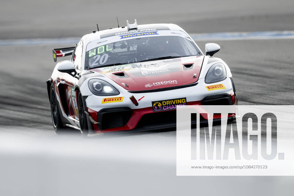 ADAC GT4 Germany, 11. + 12. Rennen Hockenheim 2026 20 Porsche 718 Cayman GT4 RS Clubsport, razoon - more than racing: Harald Huber, Jack James - picture by Gruppe C Photography Sachsenring Hockenheimring Bayern Germany