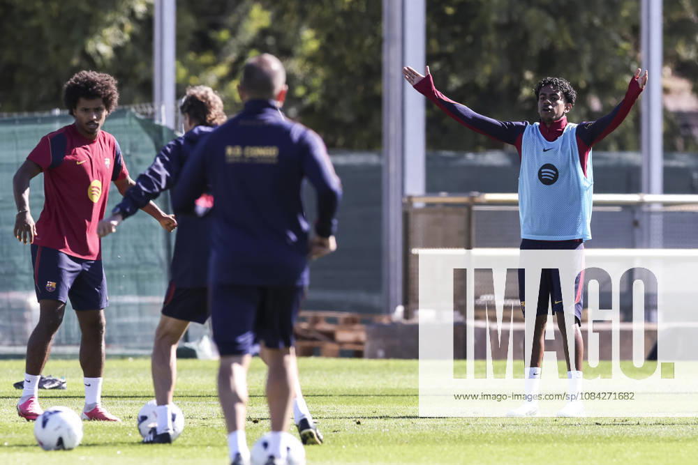 Lamine Yamal during the training day of FC Barcelona, Barca ahead the Spanish League, Laliga EA Sports, football match against Getafe CF at Ciudad Esportiva Joan Gamper on October 09, 2026 in Sant Joan Despi, Barcelona, Spain. FC Barcelona Training And press conference, PK, Pressekonferenz - LaLiga EA Sports - ZUMAa181 20261009_zaa_a181_005