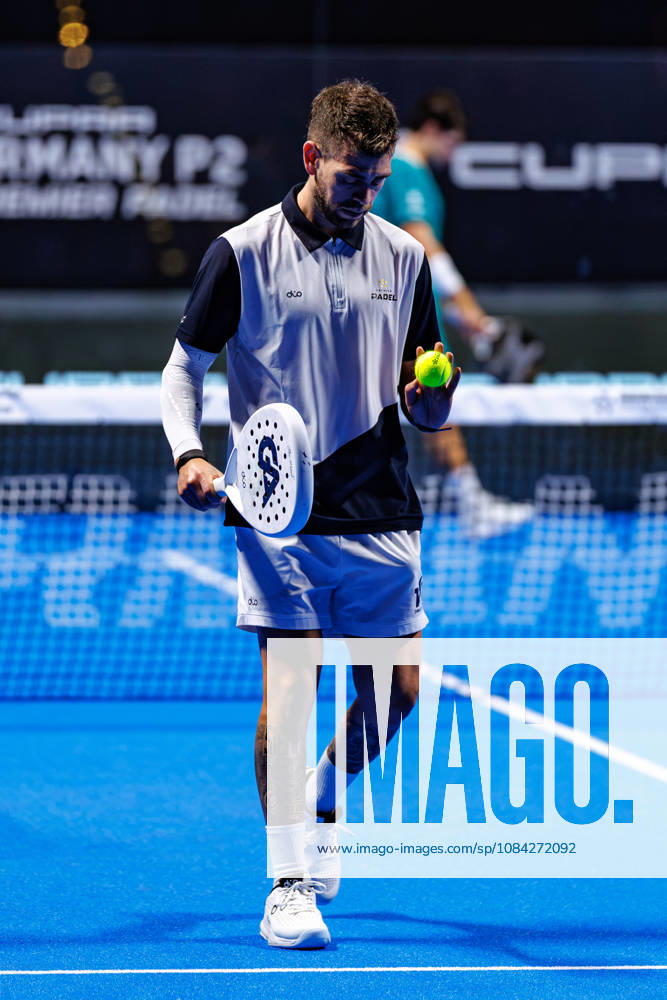 DÜSSELDORF, GERMANY - 9 OCTOBER 2026: Image shows Gonzalo Alfonso (ARG) during CUPRA Germany Premier Padel P2 2026 Day 6: Quarterfinals at CASTELLO Düsseldorf on 9 10 2026 in Düsseldorf, Germany. Germany
