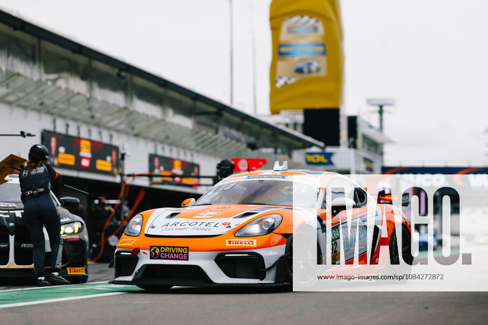 ADAC GT4 Germany, 11. + 12. Rennen Hockenheim 2026 92 Porsche 718 Cayman GT4 Clubsport, Team Wimmer Werk Motorsport: Egor Litvinenko, Oskar Dix - picture by Gruppe C Photography Sachsenring Germany
