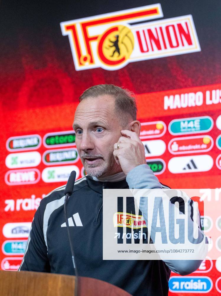 Soccer, Men s, 2026–2027 Season, Bundesliga 1, 1. FC Union Berlin, Press Conference with Coach Mauro Lustrinelli, 1. FC Union Berlin, October 9, 2026,