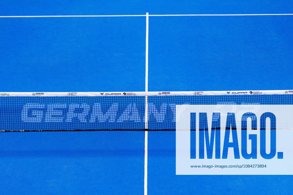 DÜSSELDORF, GERMANY - 9 OCTOBER 2026: Image shows a feature of the CUPRA Germany Premier Padel P2 2026 net during CUPRA Germany Premier Padel P2 2026 Day 6: Quarterfinals at CASTELLO Düsseldorf on 9 10 2026 in Düsseldorf, Germany. Germany