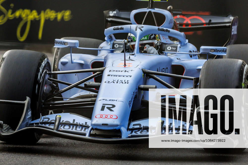 9th October 2026; Marina Bay, Singapore; Formula 1, Singapore Grand Prix, Free Practice and Sprint Qualifying Day; Gabriel Bortoleto (5) of Brazil and Audi Revolut F1 Team during the first practice at the Singapore Grand Prix StephenxBlackberry