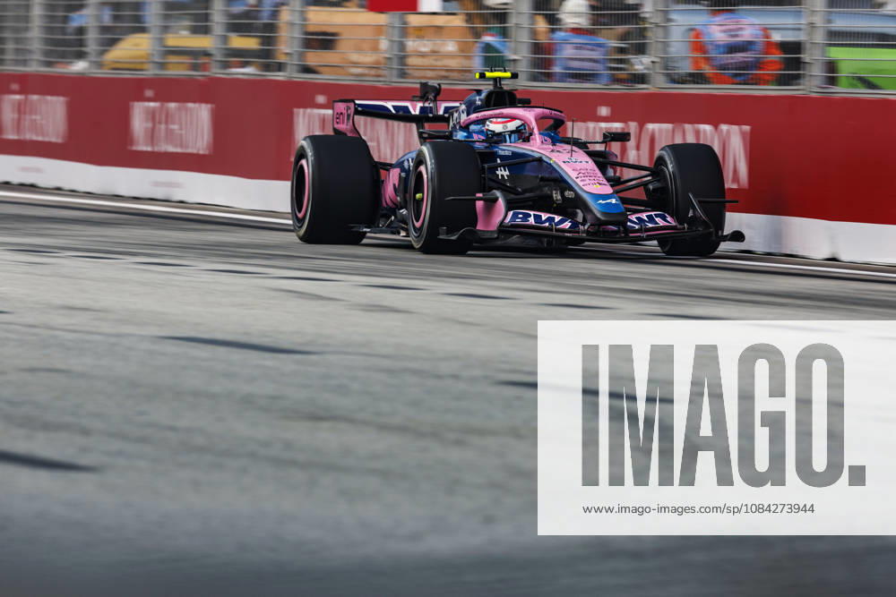 9th October 2026; Marina Bay, Singapore; Formula 1, Singapore Grand Prix, Free Practice and Sprint Qualifying Day; Franco Colapinto (43) of Argentina and BWT Alpine Formula One Team during the first practice at the Singapore Grand Prix StephenxBlackberry
