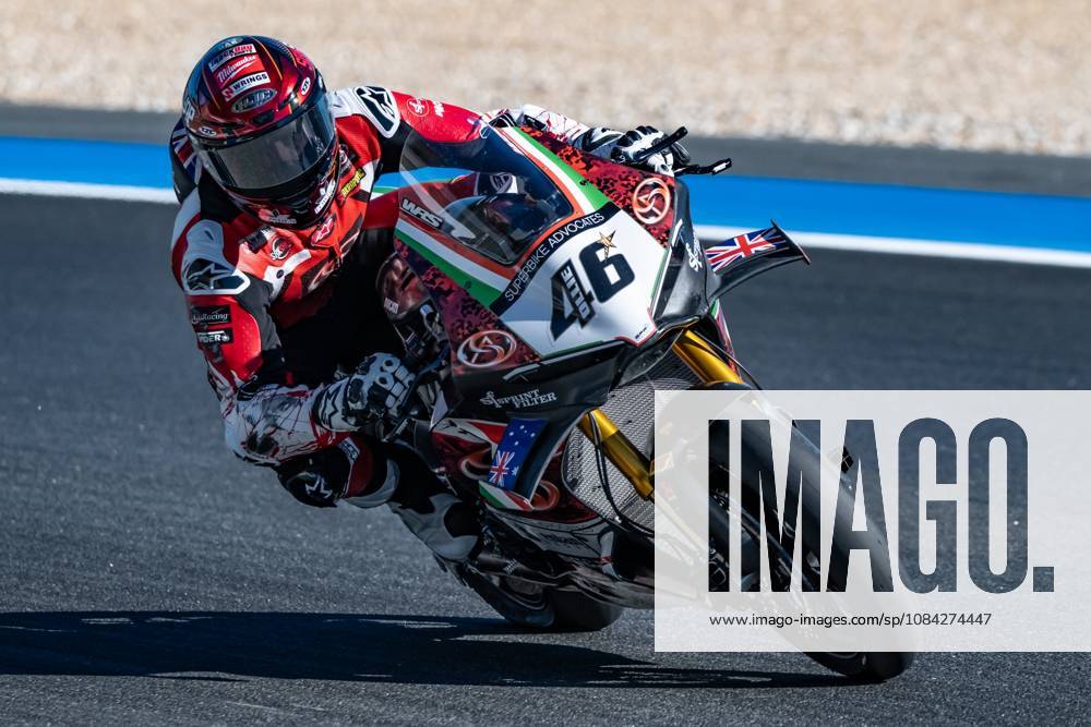 11th stage of the Superbike World Championship, WM, Weltmeisterschaft Estoril, 09 10 2026 - Thomas Bridewell (46), Superbike Advocates rider, during free practice 1, of the 11th round of the SBK World Championship, at the Estoril circuit Portugal Lisbon portugal