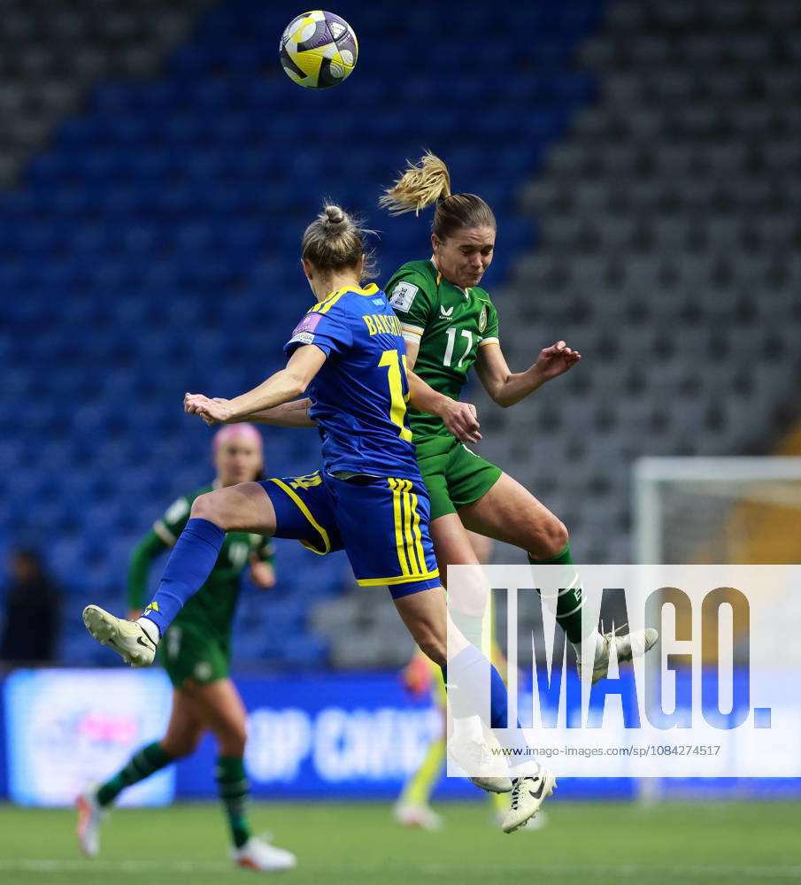 2027 FIFA Women s World Cup Round One Qualifying Play-off First Leg, Astana Arena, Astana, Kazakhstan 9 10 2026 Kazakhstan vs Republic of Ireland Irelands Jamie Finn with Yekaterina Babshuk of Kazakhstan Jamie Finn with Yekaterina Babshuk 9 10 2026