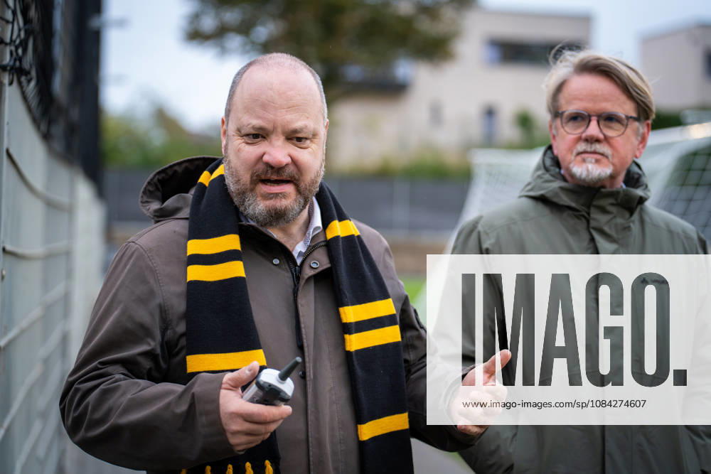 Michael Ziemons, Mayor of Aachen, and Carsten Schaadt, Chairman of the Supervisory Board of ASB TSV Alemannia Aachen: Opening of the new training facility, 2026–2027 season, October 9, 2026, TSV Alemannia Aachen: Opening of the new training facility, 2026–2027 season, October 9, 2026, Aachen