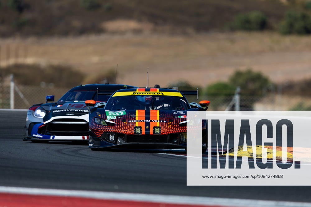 AUTO - ELMS - 4 HOURS OF PORTIMAO 2026 50 TOLEDO Custodio (usa), WADOUX Lilou (fra), AGOSTINI Riccardo (ita), Richard Mille AF Corse, Ferrari 296 LMGT3 Evo, LMGT3, action during the 4 Hours of Portimao 2026, 6th round of the 2026 European Le Mans Series on the Autodromo Internacional do Algarve from October 8 to 10, 2026 in Portimao, Portugal -