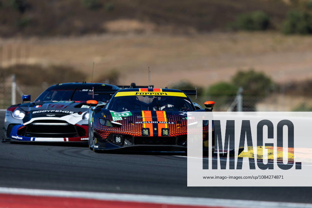 AUTO - ELMS - 4 HOURS OF PORTIMAO 2026 50 TOLEDO Custodio (usa), WADOUX Lilou (fra), AGOSTINI Riccardo (ita), Richard Mille AF Corse, Ferrari 296 LMGT3 Evo, LMGT3, action during the 4 Hours of Portimao 2026, 6th round of the 2026 European Le Mans Series on the Autodromo Internacional do Algarve from October 8 to 10, 2026 in Portimao, Portugal -