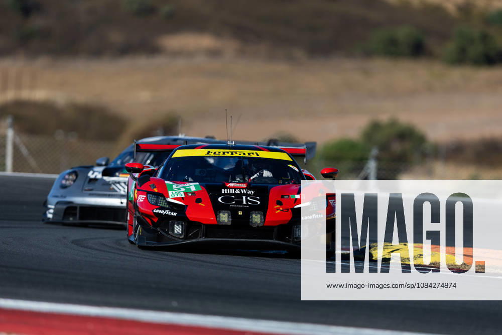 AUTO - ELMS - 4 HOURS OF PORTIMAO 2026 51 SAMANI Charles-Henri (fra), LAURSEN Conrad (den), RIGON Davide (ita), AF Corse, Ferrari 296 LMGT3 Evo, LMGT3, action during the 4 Hours of Portimao 2026, 6th round of the 2026 European Le Mans Series on the Autodromo Internacional do Algarve from October 8 to 10, 2026 in Portimao, Portugal -