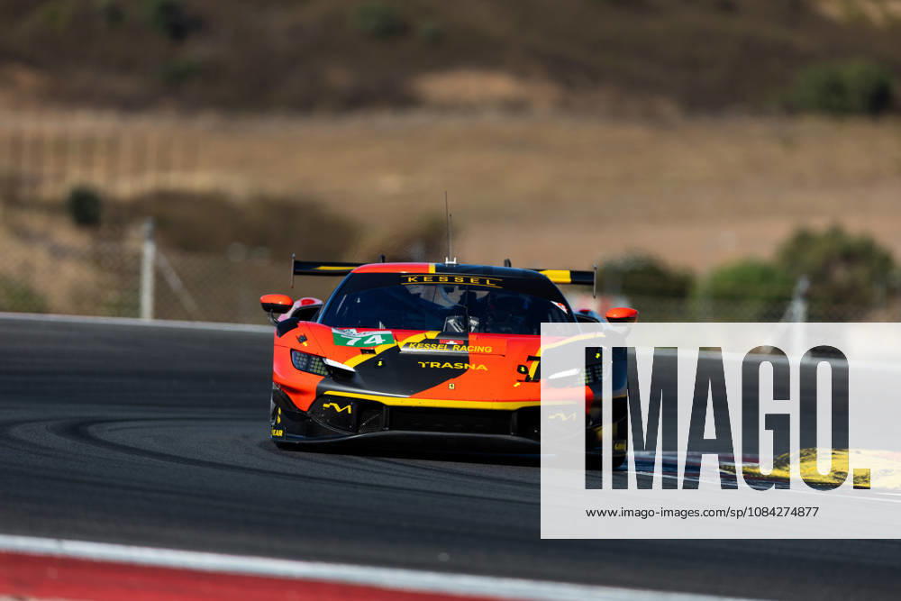 AUTO - ELMS - 4 HOURS OF PORTIMAO 2026 74 GILBERT Andrew (uae), RUEDA Fran (esp), LEROUX Romain (fra), Kessel Racing, Ferrari 296 LMGT3 Evo, LMGT3, action during the 4 Hours of Portimao 2026, 6th round of the 2026 European Le Mans Series on the Autodromo Internacional do Algarve from October 8 to 10, 2026 in Portimao, Portugal -