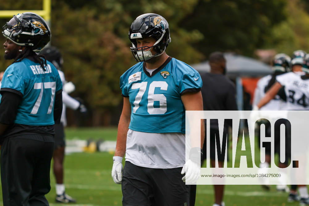 CHADLER’S CROSS, ENGLAND - October 9th: Quinton Bohanna of the Jacksonville Jaguars during the Jacksonville Jaguars training session at The Grove on October 9, 2026 in Chandler’s Cross, England on October 9th 2026, in Hertfordshire England. Phillip Rocker SPP