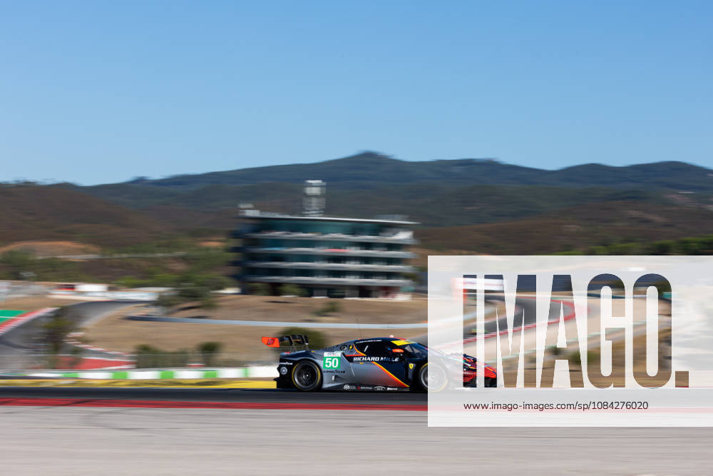 AUTO - ELMS - 4 HOURS OF PORTIMAO 2026 50 TOLEDO Custodio (usa), WADOUX Lilou (fra), AGOSTINI Riccardo (ita), Richard Mille AF Corse, Ferrari 296 LMGT3 Evo, LMGT3, action during the 4 Hours of Portimao 2026, 6th round of the 2026 European Le Mans Series on the Autodromo Internacional do Algarve from October 8 to 10, 2026 in Portimao, Portugal -