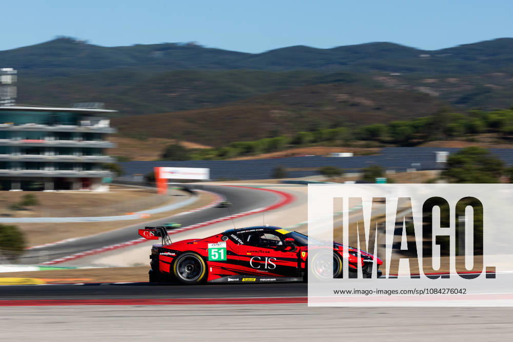 AUTO - ELMS - 4 HOURS OF PORTIMAO 2026 51 SAMANI Charles-Henri (fra), LAURSEN Conrad (den), RIGON Davide (ita), AF Corse, Ferrari 296 LMGT3 Evo, LMGT3, action during the 4 Hours of Portimao 2026, 6th round of the 2026 European Le Mans Series on the Autodromo Internacional do Algarve from October 8 to 10, 2026 in Portimao, Portugal -