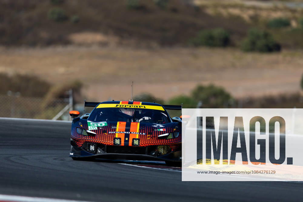 AUTO - ELMS - 4 HOURS OF PORTIMAO 2026 50 TOLEDO Custodio (usa), WADOUX Lilou (fra), AGOSTINI Riccardo (ita), Richard Mille AF Corse, Ferrari 296 LMGT3 Evo, LMGT3, action during the 4 Hours of Portimao 2026, 6th round of the 2026 European Le Mans Series on the Autodromo Internacional do Algarve from October 8 to 10, 2026 in Portimao, Portugal -