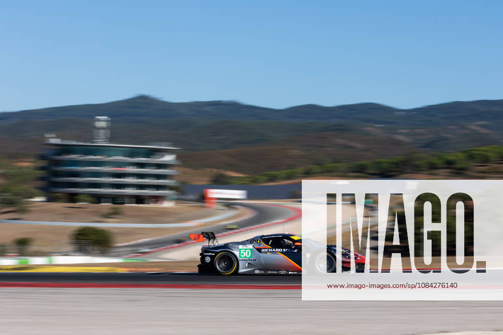 AUTO - ELMS - 4 HOURS OF PORTIMAO 2026 50 TOLEDO Custodio (usa), WADOUX Lilou (fra), AGOSTINI Riccardo (ita), Richard Mille AF Corse, Ferrari 296 LMGT3 Evo, LMGT3, action during the 4 Hours of Portimao 2026, 6th round of the 2026 European Le Mans Series on the Autodromo Internacional do Algarve from October 8 to 10, 2026 in Portimao, Portugal -