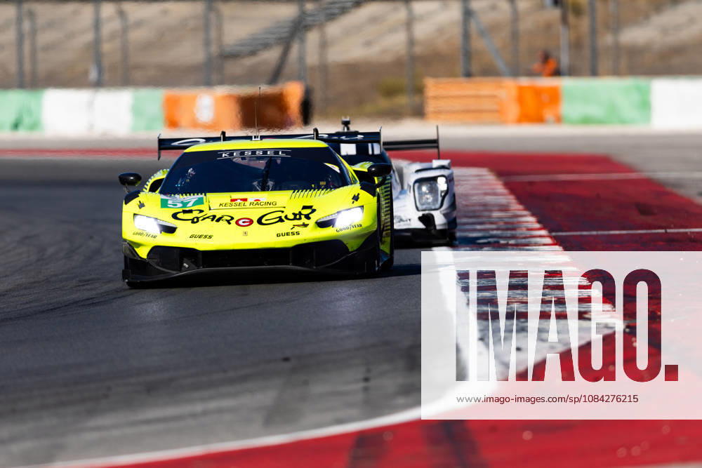 AUTO - ELMS - 4 HOURS OF PORTIMAO 2026 57 KIMURA Takeshi (jpn), JAUBERT Mathys (fra), SERRA Daniel (bra), Kessel Racing, Ferrari 296 LMGT3 Evo, LMGT3, action during the 4 Hours of Portimao 2026, 6th round of the 2026 European Le Mans Series on the Autodromo Internacional do Algarve from October 8 to 10, 2026 in Portimao, Portugal -