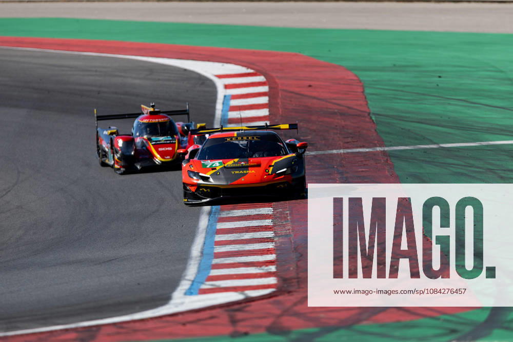 AUTO - ELMS - 4 HOURS OF PORTIMAO 2026 74 GILBERT Andrew (uae), RUEDA Fran (esp), LEROUX Romain (fra), Kessel Racing, Ferrari 296 LMGT3 Evo, LMGT3, action during the 4 Hours of Portimao 2026, 6th round of the 2026 European Le Mans Series on the Autodromo Internacional do Algarve from October 8 to 10, 2026 in Portimao, Portugal -