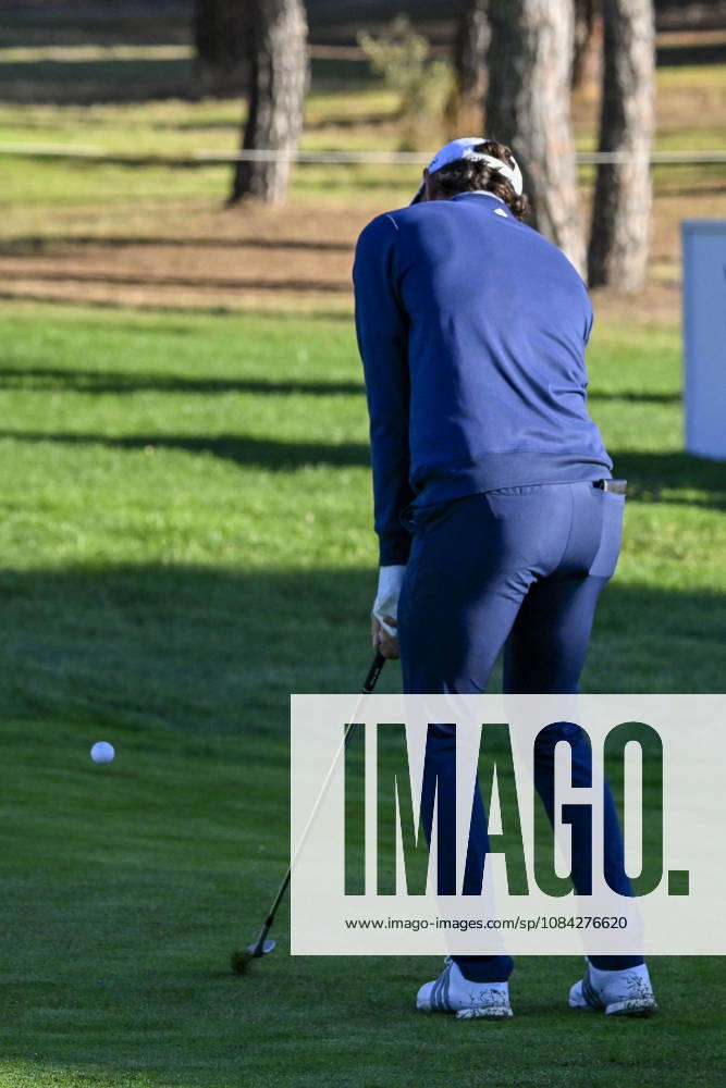 MARCO PENGE of England putting the ball onto the green during the Open de EspaoÂ±a presented by Madrid at Club de Campo Villa de Madrid on October 09, 2026 in Madrid, Spain. Open GOLF De Spain Presented By Madrid - 10.09.26 (Second Day) - ZUMAc312 20261009_zsp_c312_128