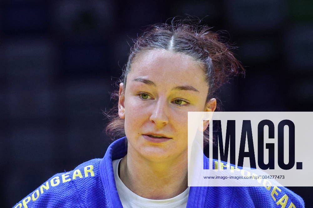 AZERBAIJAN, BAKU - OCTOBER 9, 2026: Anna Monta Olek of Germany is pictured during a -78 kg bout against Yael van Heemst of the Netherlands as part of the 2026 World Judo Championships at the National Gymnastics Arena. Mikhail Sinitsyn TASS 98995206