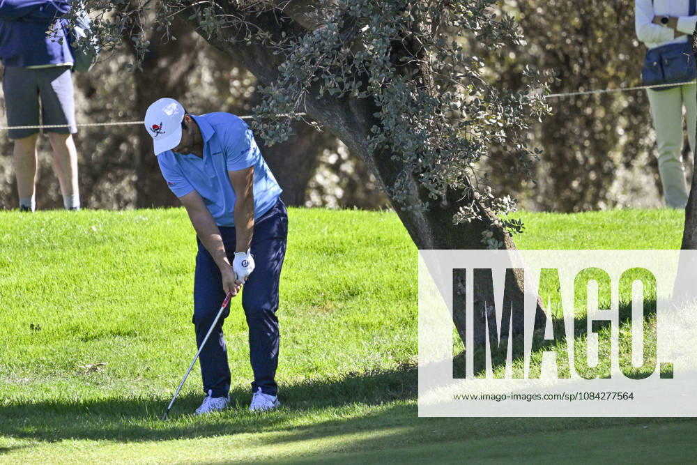 ADRIAN OTAEGUI of United Arab Emirates hitting the ball out of the rough during the Open de Espao±a presented by Madrid at Club de Campo Villa de Madrid on October 09, 2026 in Madrid, Spain. Madrid Spain - ZUMAc312 20261009_zsp_c312_199
