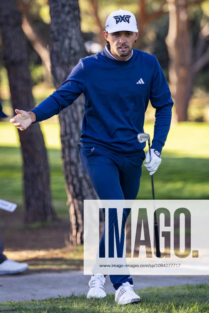 Open de Espana presented by Madrid - Day Two MADRID, SPAIN - OCTOBER 9: Marco Penge of England reacts on day two of the Open de Espana presented by Madrid at Club de Campo Villa de Madrid on October 9, 2026 in Madrid, Spain. Madrid Club de Campo Villa de Madrid Madrid Spain