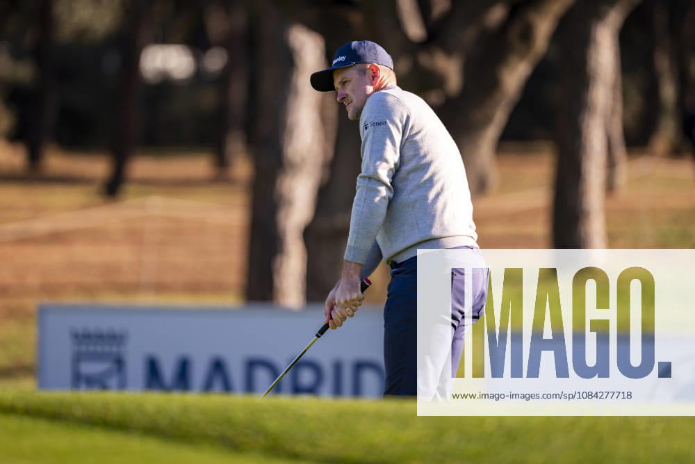 Open de Espana presented by Madrid - Day Two MADRID, SPAIN - OCTOBER 9: Justin Rose of England plays a shot on day two of the Open de Espana presented by Madrid at Club de Campo Villa de Madrid on October 9, 2026 in Madrid, Spain. Madrid Club de Campo Villa de Madrid Madrid Spain