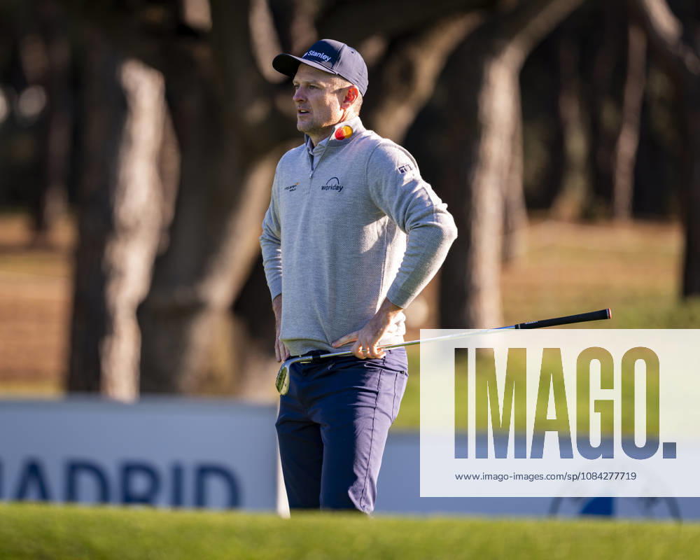 Open de Espana presented by Madrid - Day Two MADRID, SPAIN - OCTOBER 9: Justin Rose of England reacts on day two of the Open de Espana presented by Madrid at Club de Campo Villa de Madrid on October 9, 2026 in Madrid, Spain. Madrid Club de Campo Villa de Madrid Madrid Spain