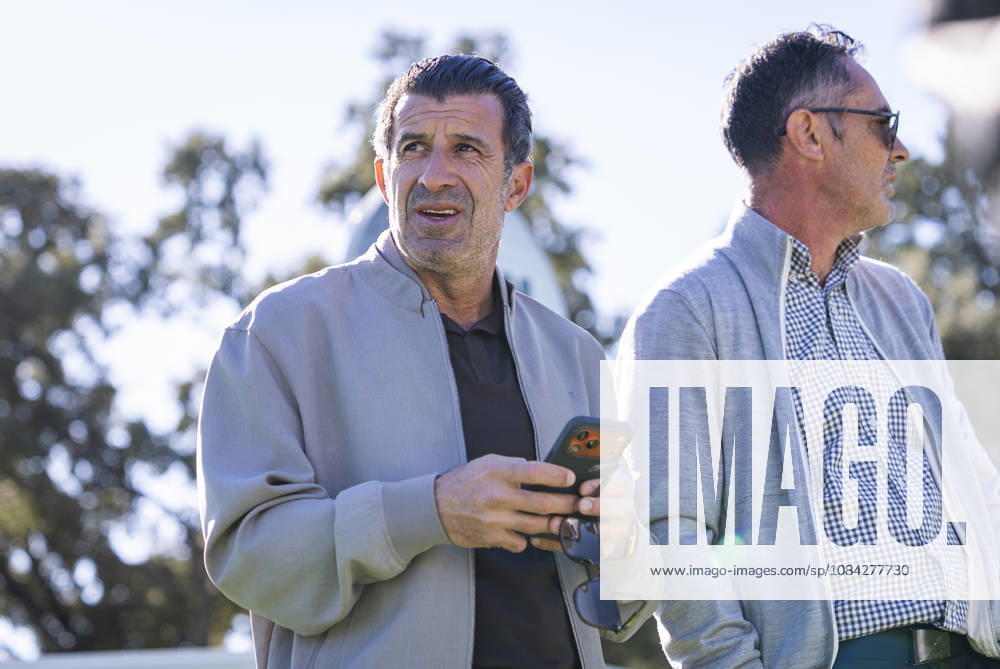 Open de Espana presented by Madrid - Day Two MADRID, SPAIN - OCTOBER 9: Former football player Luis Figo is seen among the spectators on day two of the Open de Espana presented by Madrid at Club de Campo Villa de Madrid on October 9, 2026 in Madrid, Spain. Madrid Club de Campo Villa de Madrid Madrid Spain