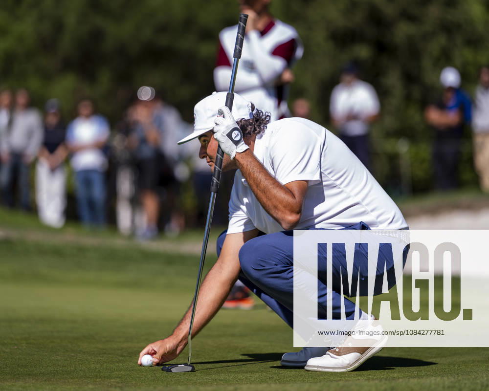 Open de Espana presented by Madrid - Day Two MADRID, SPAIN - OCTOBER 9: Eugenio Chacarra of Spain studies the terrain before taking his shot on day two of the Open de Espana presented by Madrid at Club de Campo Villa de Madrid on October 9, 2026 in Madrid, Spain. Madrid Club de Campo Villa de Madrid Madrid Spain