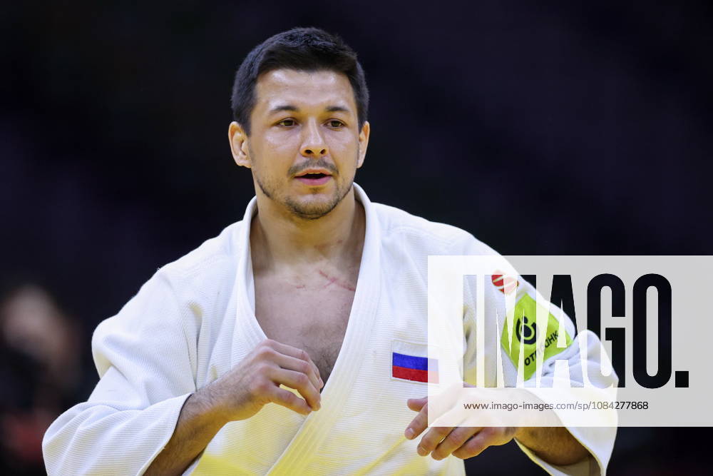 AZERBAIJAN, BAKU - OCTOBER 9, 2026: Niyaz Bilalov of Russia is pictured during a -100 kg bout against Arman Adamian of Russia as part of the 2026 World Judo Championships at the National Gymnastics Arena. Mikhail Sinitsyn TASS 98996969
