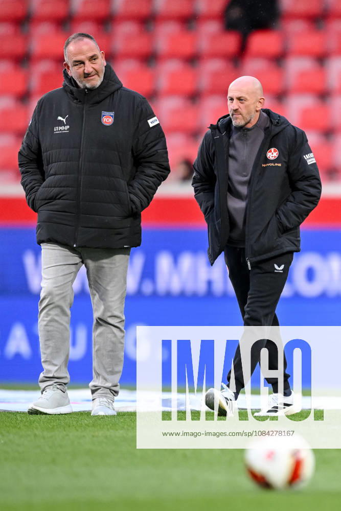 Coach Torsten Lieberknecht of 1 FC Kaiserslautern and Coach Frank Schmidt of 1 FC Heidenheim 1846 watch the 2. Bundesliga match between 1 FC Heidenheim and 1 FC Kaiserslautern, Voith Arena on October 9, 2026, in Heidenheim an der Brenz, Germany. Photo by Harry Langer, DeFodi Images. Coach Torsten Lieberknecht of 1 FC Kaiserslautern and Coach Frank Schmidt of 1 FC Heidenheim 1846 watch during the 2nd Bundesliga match between 1 FC Heidenheim and 1 FC Kaiserslautern at Voith Arena on October 9, 2026 in Heidenheim an der Brenz, Germany Photo by Harry Langer, DeFodi Images DFB and DFL regulations prohibit any use of photographs as image sequences and or quasi-video Photo by Harry Langer, DeFodi Images DFB and DFL regulations prohibit any use of photographs as imSEQUENCES AND OR QUASI-VIDEO