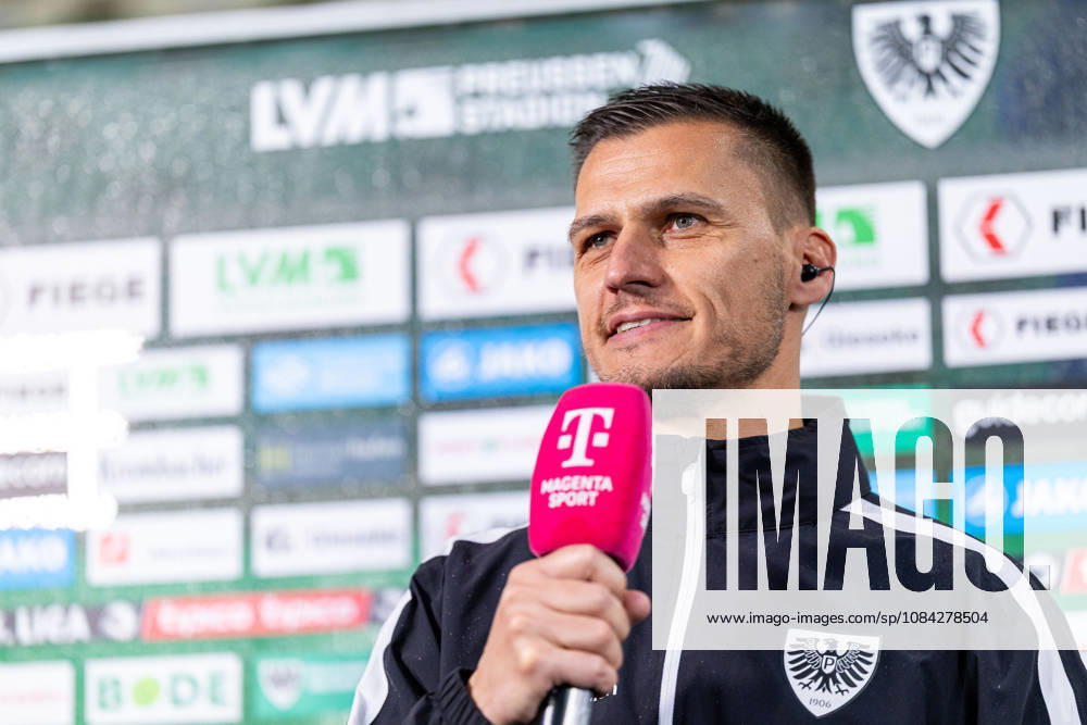 Thomas Woerle, SC Preussen Münster, head coach, in an interview with Magenta Sport GER; SC Preussen Münster vs. Rot-Weiß Essen, soccer, 3rd Division, Matchday 8, 2026–2027 season, October 9, 2026 DFL regulations prohibit the use of photographs as image sequences and or quasi-video GER, SC Preussen Münster vs. Rot-Weiß Essen, soccer, 3. Liga, Matchday 8, 2026–2027 season, October 9, 2026, Münster