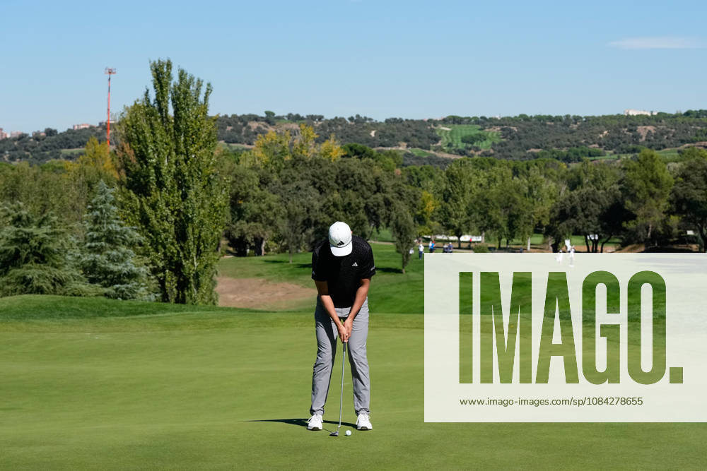 Ludvig Aberg of Sweden during the Open de EspaoÂ±a 2026 presented by Madrid, R2, golf tournament of DP World Tour at Club de Campo Villa de Madrid on October 09, 2026, in Madrid, Spain. Madrid Spain - ZUMAa181 20261009_zaa_a181_175