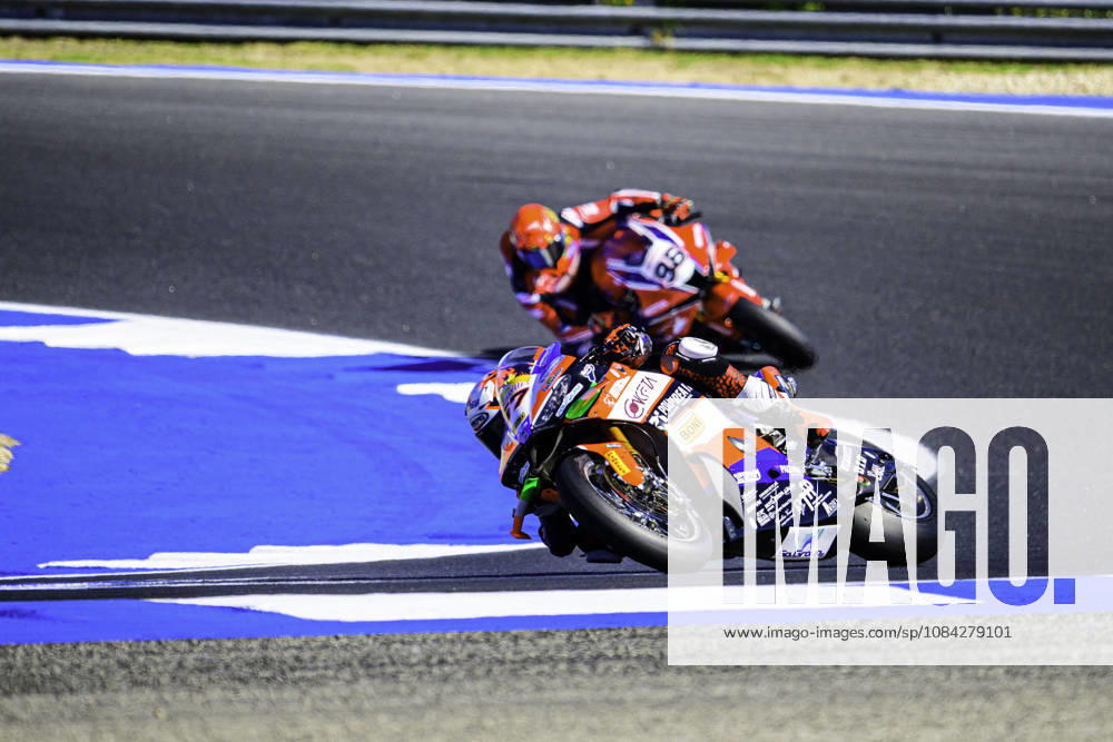 Alberto Surra of Motocorsa Racing in action during the Free Practice 2 of the FIM Superbike World Championship, WM, Weltmeisterschaft at Circuito Estoril on October 9, 2026 in Cascais, Portugal. Motorsports 2026: WorldSBK - Tissot Estoril Round - ZUMAr200 20261009_zsp_r200_005