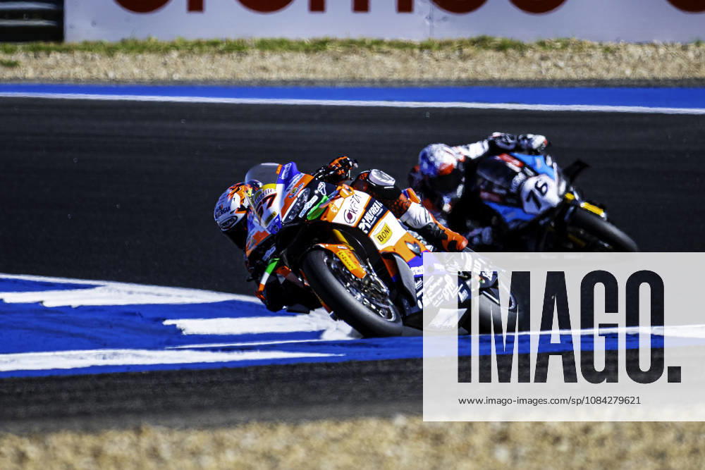 Alberto Surra of Motocorsa Racing in action during the Free Practice 2 of the FIM Superbike World Championship, WM, Weltmeisterschaft at Circuito Estoril on October 9, 2026 in Cascais, Portugal. Motorsports 2026: WorldSBK - Tissot Estoril Round - ZUMAr200 20261009_zsp_r200_034