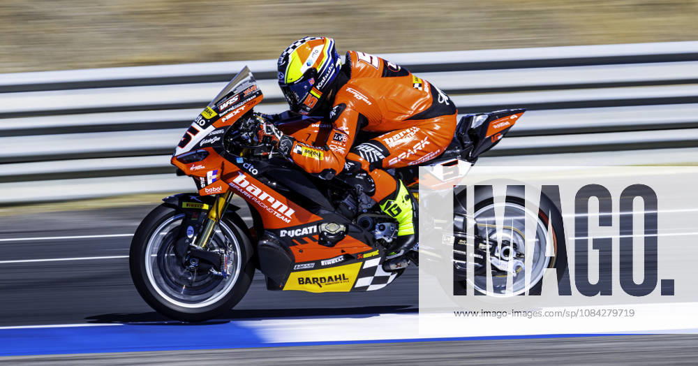 Yari Montella of Barni Spark Racing Team in action during the Free Practice 2 of the FIM Superbike World Championship, WM, Weltmeisterschaft at Circuito Estoril on October 9, 2026 in Cascais, Portugal. Cascais Portugal - ZUMAr200 20261009_zsp_r200_024