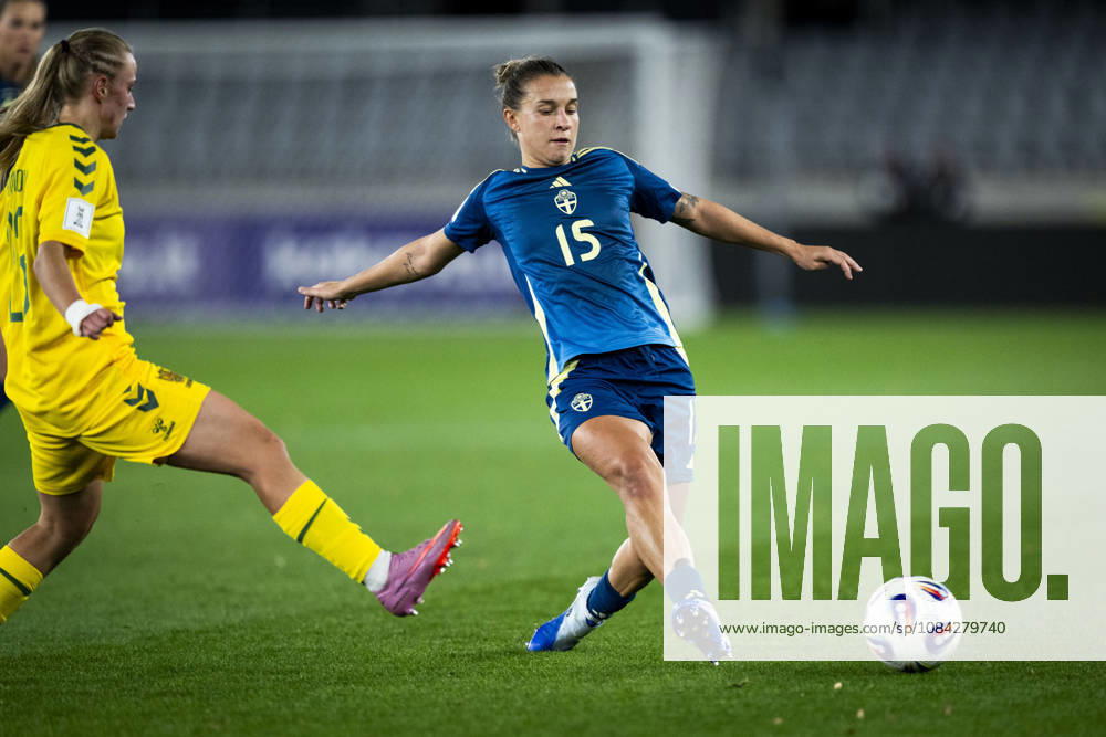 Julia Zigiotti Olme of Sweden during the FIFA Women’s World Cup qualifying playoff soccer match between Lithuania and Sweden on October 9, 2026 in Kaunas. Photo by Mathias Bergeld, BILDBYRAN, code MB MB1418. soccer, football, World Cup qualifier, FIFA Women’s World Cup qualifier, playoff, Lithuania, Sweden, women’s soccer, BBENG, play-off