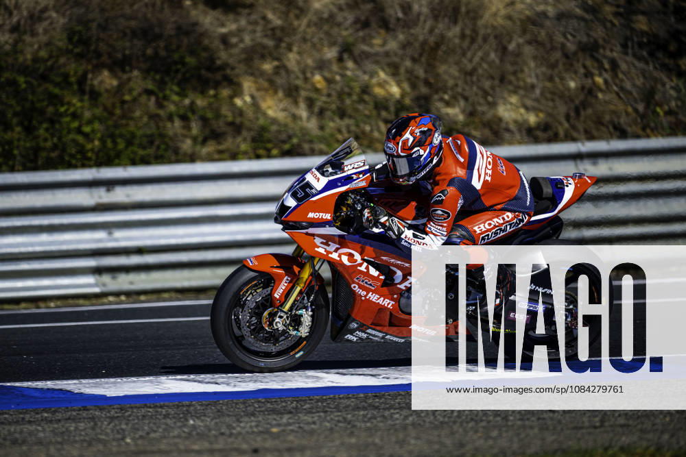 Somkiat Chantra of Honda HRC in action during the Free Practice 2 of the FIM Superbike World Championship, WM, Weltmeisterschaft at Circuito Estoril on October 9, 2026 in Cascais, Portugal. Motorsports 2026: WorldSBK - Tissot Estoril Round - ZUMAr200 20261009_zsp_r200_058