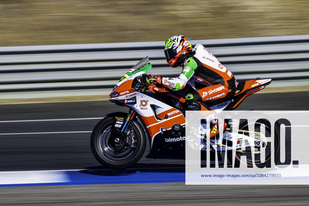 Axel Bassani of Bimota By Kawasaki Racing Team in action during the Free Practice 2 of the FIM Superbike World Championship, WM, Weltmeisterschaft at Circuito Estoril on October 9, 2026 in Cascais, Portugal. Motorsports 2026: WorldSBK - Tissot Estoril Round - ZUMAr200 20261009_zsp_r200_065