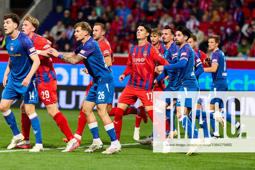 Jacob Rasmussen 1 FC Kaiserslautern, 14, Mikkel Kaufmann 1 FC Heidenheim, 29, Paul Joly 1 FC Kaiserslautern, 26, Mathias Honsak 1 FC Heidenheim, 17, Semih Sahin 1 FC Kaiserslautern, 08 GER, 1 FC Heidenheim 1846 vs. 1 FC Kaiserslautern, Soccer, 2. Bundesliga, Matchday 7, 2026–2027 season, October 9, 2026 DFL regulations prohibit any use of photographs as image sequences and or quasi-video GER, 1 FC Heidenheim 1846 vs. 1 FC Kaiserslautern, Soccer, 2. Bundesliga, Matchday 7, 2026–2027 season, October 9, 2026, Heidenheim an der Brenz