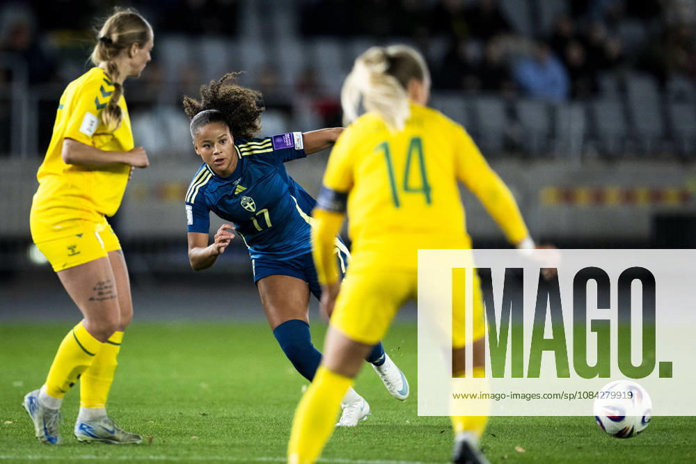 Felicia Schröder of Sweden during the FIFA Women’s World Cup qualifying playoff soccer match between Lithuania and Sweden on October 9, 2026 in Kaunas. Photo by Mathias Bergeld. BILDBYRAN code MB MB1418 soccer football fotball World Cup qualifiers FIFA Women’s World Cup qualifier playoff Lithuania Sweden women’s BBENG play-off