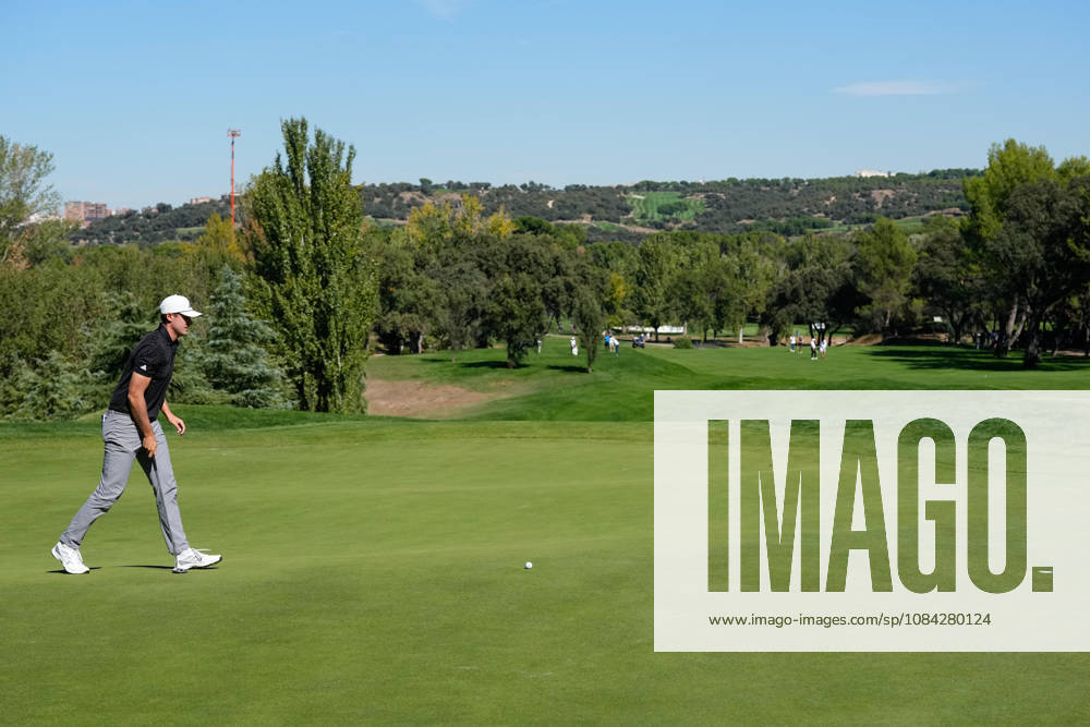 Ludvig Aberg of Sweden during the Open de Espao±a 2026 presented by Madrid, R2, golf tournament of DP World Tour at Club de Campo Villa de Madrid on October 09, 2026, in Madrid, Spain. Madrid Spain - ZUMAa181 20261009_zaa_a181_217