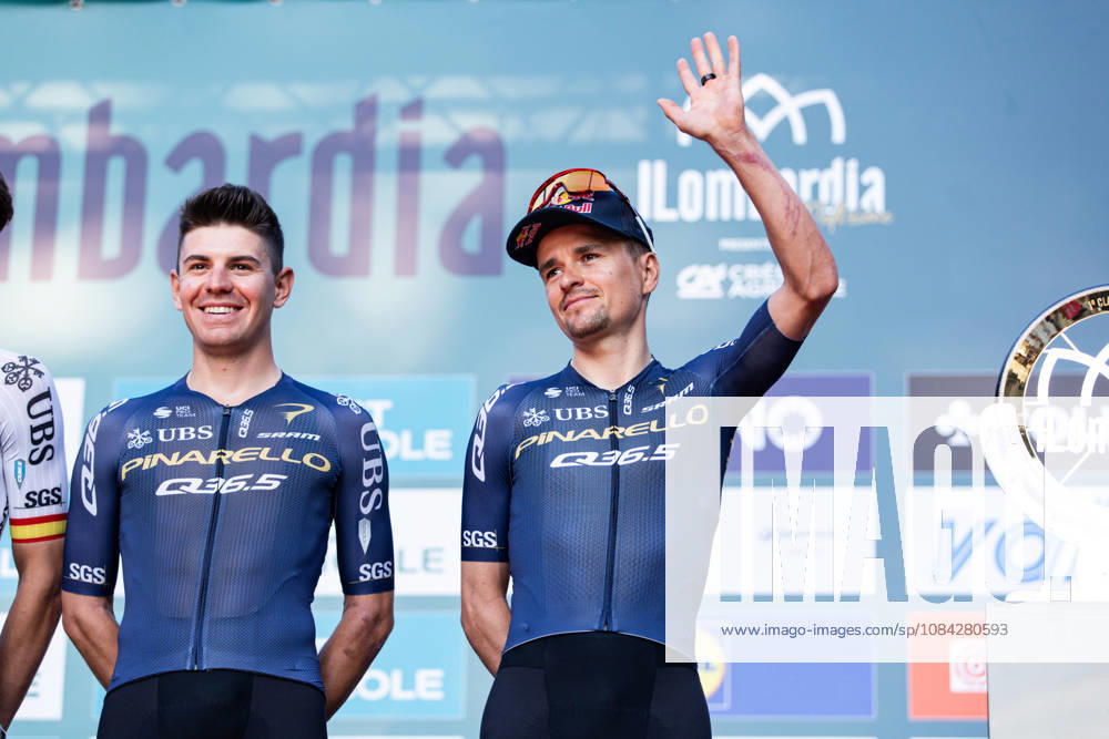 120th ILombardia Team Presentation Tom Pidcock of Pinarello Q36.5 attends the 120th Lombardia team presentation in Bergamo, Italy, on October 9, 2026. Bergamo Italy