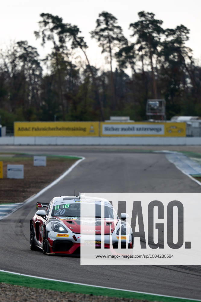 ADAC GT4 Germany, 11. + 12. Rennen Hockenheim 2026 20 Porsche 718 Cayman GT4 RS Clubsport, razoon - more than racing: Harald Huber, Jack James - picture by Gruppe C Photography Sachsenring Hockenheimring Bayern Germany