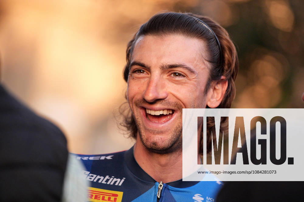 Italy s Giulio Ciccone of Lidl-Trek during the team presentation on the eve of the 120th edition of Il Lombardia cycling race, in Bergamo on October 9, 2026, prior to the 239 km one-day race from Bergamo to Como, Italy.